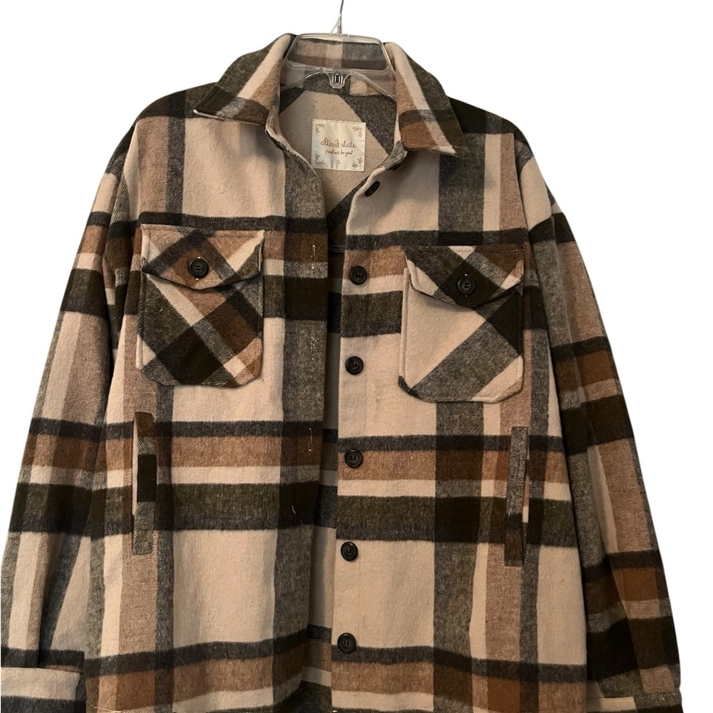 Altar'd State Women’s Plaid Shacket Size Small